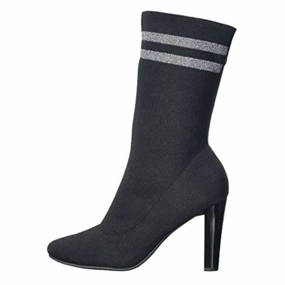Circus by Sam Edelman Shoes - NEW Sam Edelman Black Knit Sock Booties – Size 8.5 – Never Worn – Box Included